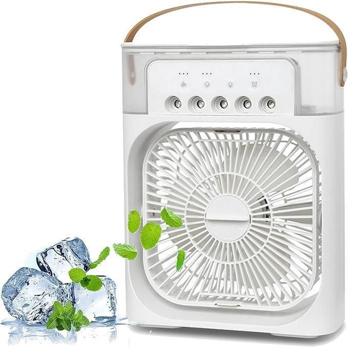 Multifunction Water Spray Mist Fan – The Ultimate 5-in-1 Cooling Solution!