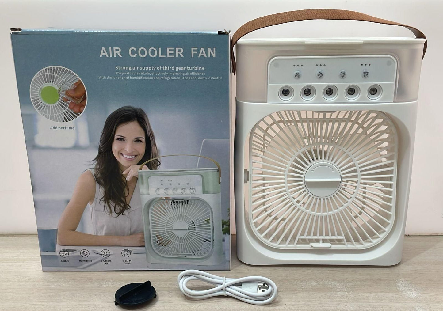 Multifunction Water Spray Mist Fan – The Ultimate 5-in-1 Cooling Solution!